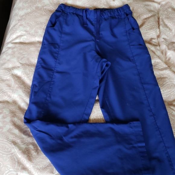 Wonderwink Royal Blue Scrub Set Small Med - Picture 1 of 6